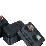 PU Leather Jewelry Display Props Ring Necklace Rack