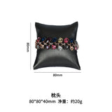 PU Leather Jewelry Display Props Ring Necklace Rack