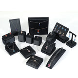PU Leather Jewelry Display Props Ring Necklace Rack