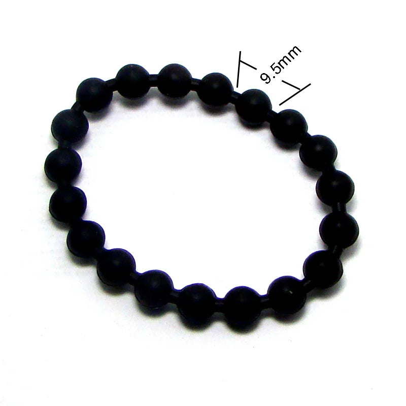 10mm Elastic Silicone Ball Bracelet DIY Jewelry Accessories 10,000pcs