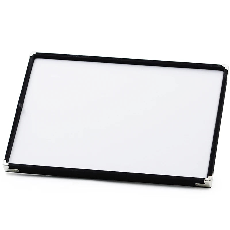 Flannel Jewelry Viewing Tray Diamond Jade Display Props Box
