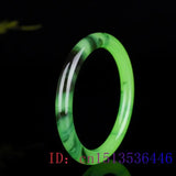 Green Jade Bangle Bracelet Gemstone Chinese Jewelry Jadeite Natural