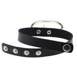 Leather Goth Choker Punk Harajuku Collar Gothic Necklace Grunge Chocker
