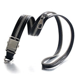 Leather Zipper Neck Strap Key Card Holder