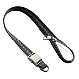 Leather Zipper Neck Strap Key Card Holder