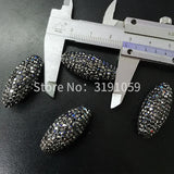 Oval Rhinestone Beads for Jewelry Making DIY