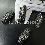 Oval Rhinestone Beads for Jewelry Making DIY