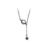 Planet 925 Silver Clavicle Chain for Women