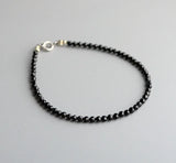 Spinel Round Faceted Bracelet 7.5inch Natural Gemstone