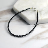 Spinel Round Faceted Bracelet 7.5inch Natural Gemstone