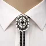 Sun Stone Bolo Tie Western Cowboy Cowgirl Necktie