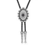 Sun Stone Bolo Tie Western Cowboy Cowgirl Necktie