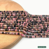 Red Pattern Spacer Beads Natural Stone 2x3 3x4 5x6mm Bulk DIY Jewelry