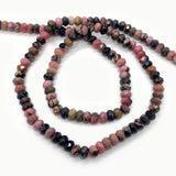 Red Pattern Spacer Beads Natural Stone 2x3 3x4 5x6mm Bulk DIY Jewelry