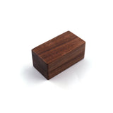 Custom Rustic Wedding Wood Ring Box - Names & Date