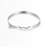 Real Men's Jewelry 925 Silver Blade Chain Bracelet