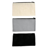 Canvas DIY Craft Zipper Bags Pouches Pencil Case for Makeup Cosmetic Toiletry