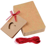 Blank Heart Tags Hollow Heart Tags Blank Gift Tags Paper Tags Red String
