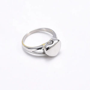 Heart Urn Rings Cremation Ashes Keepsake Locket Pendant 316L Stainless Steel