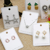 Paper Earrings Necklace Card Package Display Stand
