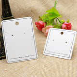 Paper Earrings Necklace Card Package Display Stand