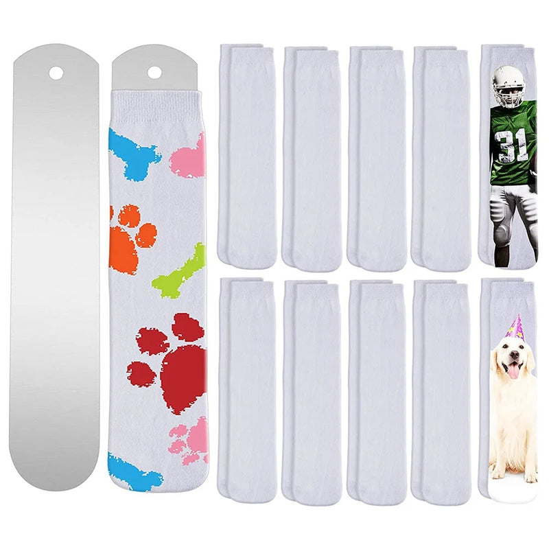 Printable Sublimation Sock Jig for DIY Sock