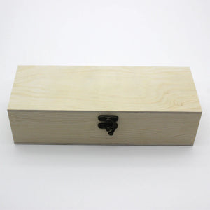 Rectangle Wood Organizer Storage Box with Lid Cosmetic Jewelry Case