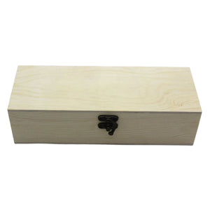 Rectangle Wood Organizer Storage Box with Lid Cosmetic Jewelry Case