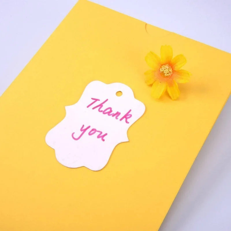 Heart Craft Hanging Label Thank You Cards DIY Handcraft Party Wedding Packs