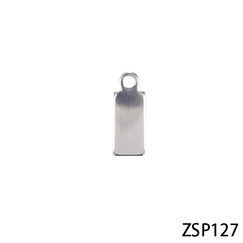 Polishing Stainless Steel Labels Jewelry Parts Accessories