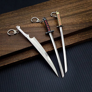 Bleach Keychain Kurosaki Ichigo Sword Key Chain Hitsugaya Toushirou