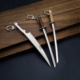 Bleach Keychain Kurosaki Ichigo Sword Key Chain Hitsugaya Toushirou