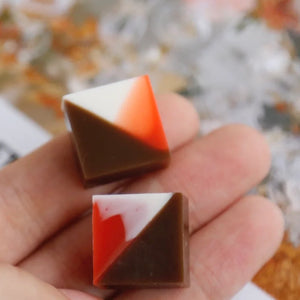 Square Resin Beads Earrings Jewelry DIY Making Materials