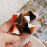 Square Resin Beads Earrings Jewelry DIY Making Materials