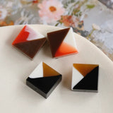 Square Resin Beads Earrings Jewelry DIY Making Materials