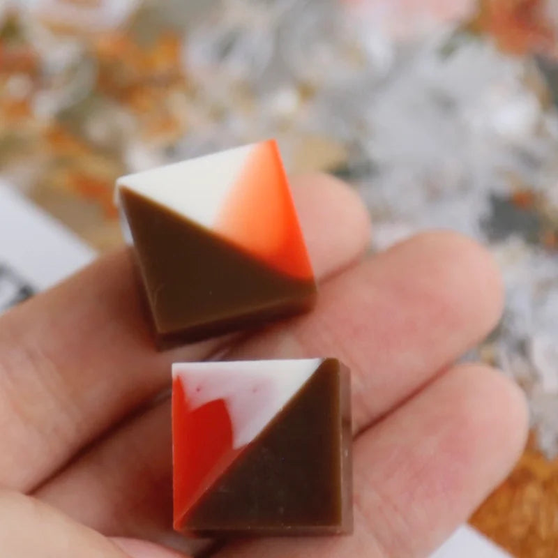 Square Resin Beads Earrings Jewelry DIY Making Materials