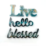 Creative Resin Alphabet Silicone Molds
