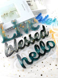 Creative Resin Alphabet Silicone Molds