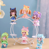 Ferris Wheel Ornaments Rack Pink Hand-held Display Storage Props