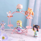 Ferris Wheel Ornaments Rack Pink Hand-held Display Storage Props