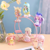 Ferris Wheel Ornaments Rack Pink Hand-held Display Storage Props