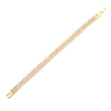 Zirconia Chain Bracelet, Crystal Bangles, Stainless Steel Charm Jewelry
