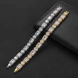 Brass CZ Bling Bracelet for Men and Women