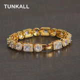 Brass CZ Bling Bracelet for Men and Women