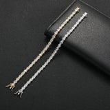 Zircon Tennis Bracelet Brass Women Jewelry