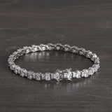 Zircon Tennis Bracelet Brass Women Jewelry