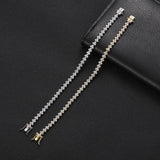 CZ Women Bracelet Flower Shape Tennis Bracelet Jewelry Gift