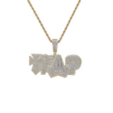 Men's Hip Hop Zircon Brass Pendant