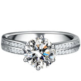 CZ Stones Jewelry Rings for Women - Bling Anniversary Gift