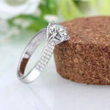 CZ Stones Jewelry Rings for Women - Bling Anniversary Gift